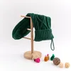 46cm Breien Kerstkousen Xmas Tree Decoraties Effen Kleur Kinderen Kinderen Geschenken Snoepzakken ZZA Snel Schip 3-7Days