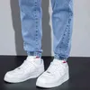 Printemps Été Bleu Cargo Jeans Hommes Streetwear Denim Jogger Pantalon Baggy Harem Jean Pantalon Homme Surdimensionné Grande taille4 5 6 7XL 8XL 211108