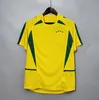 1998 قمصان البرازيل لكرة القدم 2002 قمصان ريترو كارلوس روماريو رونالدو رونالدينيو 2004 camisa de Futebol 1994 BraziLS 2006 1982 RIVALDO ADRIANO 1988 2000 1957 2010 قمم