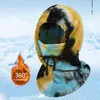 Papas de ciclismo Máscaras 2022 Cuello de invierno Calentador de cuello al aire libre Cara de cara Montañismo Snowboard Ski Half Fleece Bufanda Mujeres para montar NE E9Q7