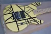Eddie Edward Van Halen 5150 Yellow Electric Guitar Custom Shop Black Stripe Floyd Rose Tremolo Locking Nut Maple & Neck Fingerboard Whammy Bar