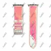 Estojos de pulseira de couro para venda imperdível para Apple Watch Band Series 6/7/5/4/3/2/1 Pulseira esportiva 41 45 42 38 Alça iwatch 4 Banda 40 mm 44 mm Pulseiras de design de padrões A21