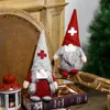 DHL Fast Christmas Doctor Nurse Gnome Plush Ornaments Swedish Santa Xmas Tree Decor Semesterhus Party Decoration Cy30