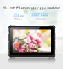 Trzy tablet obrony Pipo X4R 10.1Inch Android 7.1 z skanerem kodu odcisku palca