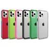 iPhone 13 Pro Max Hard PC Soft TPU Shockproof 보호 커버에 대한 하이브리드 아크릴 사례