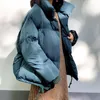 CRRIFLZ Collezione Autunno Inverno Solido Piumino Donna Caldo Addensare Colletto Stand Anatra Bianca Parka Giacche Cappotti Donna 210819