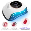 Prego 120/84 / 72W Mais Novo Ara LED Nails Secador Gel Lâmpada UV profissional com sensor inteligente e temporizador manicure ongles ferramenta