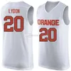 Nikivip Syracuse Orange College # 20 Sherman Douglas Basketball Jersey Tyler Lydon # 21 Marek Dolezaj Mens Cousu Numéro Personnalisé Nom Maillots