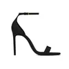 saint laurent opyum Sapatos de luxo feminino designer de salto alto couro envernizado sandálias femininas moda festa casamento bombas de escritório