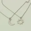 Pendentif Colliers Soleil et Lune Ami Amitié Collier Amant Couple Famille Cadeau Pour Femme Fille Son Him9421764