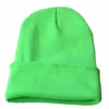 Boll kepsar mode stickad hatt män kvinnor bomull blandar solid färg slouchy stickning dance beanie hip hop cap casual för kvinnlig l3