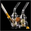 Aessories Household Sundries Home & Garden5Pcs/Lot Water Smoking Tobao Pipe Cigarette Holder Filter Smoke Mini Hookah Gold Ky218 Pipes Drop D