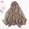 COTTON Linen Jersey Hijab Scarf for Women Muslim Islam Plain Headscarf Turbans Headband Summer Sunscreen Scarves with Soft Ball