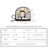 Marca GFLV Moneta Inghilterra Portamonete Stile Mini Portafogli Donna Stampe di cartoni animati Tasca Porta carte di credito con cerniera in pelle di alta qualità