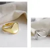 Wedding Rings 2021Designs goud gevulde liefde hart dikke hexagon geometrisch voor vrouwen kleine kralen minimalistische ketting9810563