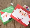 Kerstavond Big Gift Box Santa Claus Fairy Design Kraft PaperCard Huidige feest Foort Activity Box Red Green Gifts Pakketboxen DHL XXC299