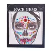 Halloween Farbe Gesicht Aufkleber Acryl DIY Tattoos Gesichtsmake-up Musik Festival Trendy Glänzende Dekoration 3D Kristallaufkleber