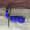 Marcador Criativo Custom Chinês Estilo Ágata Metal Tassel Bookmarks Antique Student Student Presentes