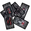 Jeu de cartes de tarot sombre anglais espagnol français allemand jeu de cartes de divination mystère pour les femmes conseil 78