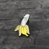 Pins, Brooches Cartoon Creative Peeled Banana Fruit Modeling -Enamel Pin Lapel Badges Brooch Funny Fashion Jewelry