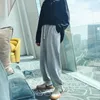 Damenhose, Damen-Caprihose, bunte Jogginghose mit Leggings, Jogger in Übergröße für Damen, koreanische Modekleidung, Harajuku