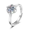 Anel de noivado de casamento ajustável mulheres cristal branco cúbico zirconia anéis tendência feminino amor jóias