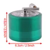 Cigarette Spice Crusher Hand Crank Tobacco Herb Smoking Grinder 4 Layers 63mm Large Zinc Alloy Grinders With Handle Sharpstone BH4781 TQQ