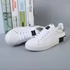 Women Nylon Low Tops Gabardine Sneakers Lady Fashion Casual Shoes Triple Black Canvas Platforma Sneaker Women Party Trenerer MKJL00001