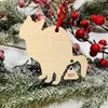 Bahçe Dekorasyonları Yıl Tag İyi Şans Süsleme Köpek Kedi Noel Eğlenceli Ağaç Dekorasyon Parodi Kolye N1C8