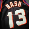 % 100 dikişli Steve Nash 96 97 Jersey Erkekler XS-5XL 6XL Gömlek Basketbol Formaları Retro NCAA