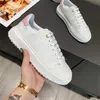 Moda Męskie Kobiety Przypadkowe Buty Prawdziwej Skórzane Trampki Zwiększ Trenerzy Platformy Outdoor Lace Up Calfskin Printing Sneaker Buck Box 35-44