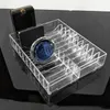Jewelry Pouches, Bags Acrylic Cosmetic Storage Box Display Stand Transparent Makeup Organizer Desktop Collection Case Holder