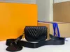 유명한 브랜드 멀티 포케 트 토트 패션 가방 크로스 바디 고급 핸드백 PU 재료 분리 가능한 원형 코인 지갑 크레인 235O