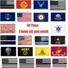 USA Flags US Army Banner FlagsAirforce Marine Corp Navy Besty Ross Flag Dont Tread On Me Flags Thin xxx Line Flag ZC311