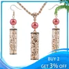 Earrings & Necklace Hawaiian Fashion Jewelry Sets Colorful Pearl Gold Polynesian Pendant Necklaces Earring Set Whole For Women2785