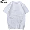Sommar T-shirts Virgin Mary Tryckt Casual Short Sleeve T-shirt Bomull Hip Hop Tops Tee Fashion Streetwear Tshirt 210716