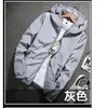 Veste à capuche Printemps Automne Version coréenne Plus Taille 7XL Couples masculins et féminins Blanc Rouge Gris Section mince Manteau GH83 210918