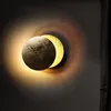 Настенная лампа Qukau Moon Concept Solar Eclipse Nordic проход лестница спальня кроватью