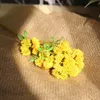 Faux blommig grönska 5 färg riktig touch mjukt gummi konstgjord ris tsai boll frukt hortensia simulering falsk blomma saftig växt 2022 v2