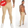 Gingtto Man Pantsスキニージーンズ男性デニムズボンヒップホップスタイルプラスサイズJean男性服サマースリムフィットファッションストレッチ211111