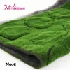 5 sorters 1mx1m Artificial Moss Turf Diy Grass Lawn Landskap Fairy Garden Simulering Växter Hotell Inredning Renovering Väggdekor