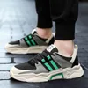 net New-Arrival Casual all-match men's old shoes breathable green brown yellow sports no-brand sneakers trainers outdoor jogging walking