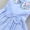 Artishare Girls Dress Spring Summer Floral Kids Dress Teenage Princess Wedding Party Dresses Clothes 6 8 10 12 14 Year 210329