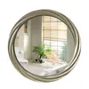 거울 골동품 골드 프레임 장식 거울 라운드 벌크 벽 욕실 깨지지 않는 espelho decorativo 홈 인테리어