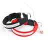جديد الكلب لوازم USB الصمام الكلب الياقات حزام بطارية قابلة للشحن 3 أحجام 6 ألوان