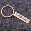 Keychains Bag Charm Key Tag Customized Name Can Be Engraved Anyone`s Keys Gift Jewelry Ornaments Keychain Specialised Gifts Oblong Keyring