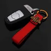 Keychains Luxury metal fox skin and bee key ring, red black, suitable for car size