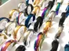50pcs Shiny 5 Color mix 6mm band Width Comfort-fit Quality Men Women Stainless Steel wedding Rings Whole Trendy Jewelry Bulk l267P