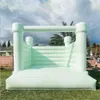 3.8X3.8X3.5m PVC COMPLETO Residencial Comercial Inflável Bouncer Tenda Branco Saltando Castelo Bouncy Jumper Jumper Casa Para Evento de Casamento Partido navio