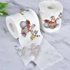 24m/rotolo di Babbo Natale Renna di natale DECORAZIONI NAMBINI DEGORAZIONI CREATIVA Creata di carta di Natale Stampato Creativo W-01011